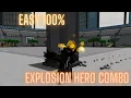 Easy 100 Explosion Hero Combo Heroes Battlegrounds