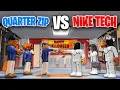 QUARTER ZIP VS NIKE TECH In Roblox Fight in A School