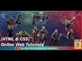 3D Avengers Endgame HTML CSS - Coming Soon