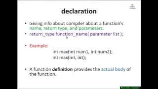 C Tutorial 34 Function in C Programming Hindi