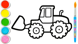 🚜❤️🚚 Vehículos de Juguete Tranquilos 🎨 Dibujo y Coloreado Relajante para Niños y Niñas #312