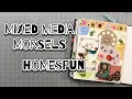 August 2026 Journal Play - Mixed Media Morsels Homespun