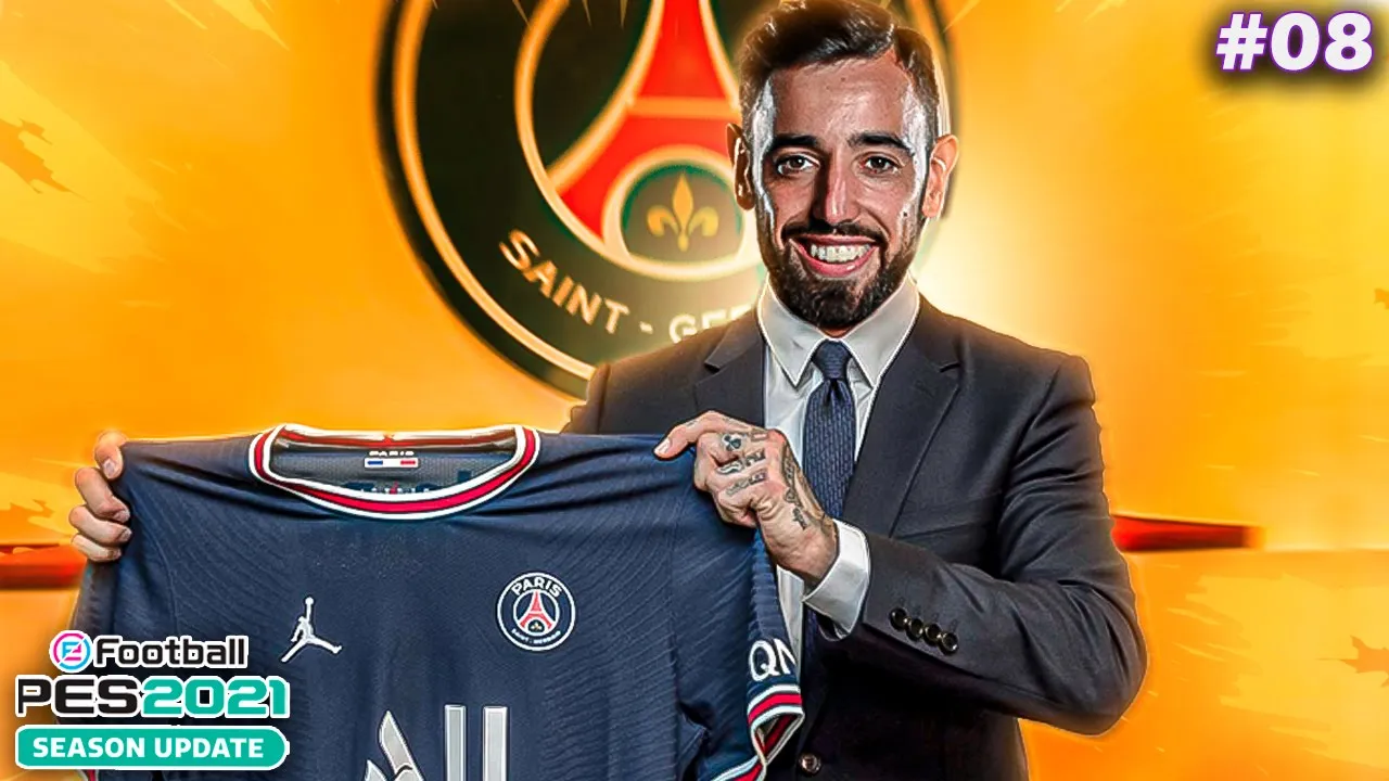 BRUNO FERNANDES É REFORÇO DO PSG  - MASTER LEAGUE PSG BMPES 2021 #08 (PC)