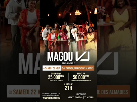 Magou VJ - 22 Août au Cabanon, corniche des almadies, Dakar.   #vj #dakar #senegal #summer