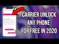 How to Carrier Unlock Your iPhone Or Android for FREE Use Any SIM CARD On Your iPhone Or Android