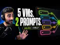 I Built a 5-VM Fleet With Two Prompts exe dev Shelly
