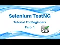 TestNG Selenium Tutorial 1