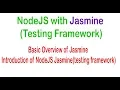 NodeJS Jasmine Testing Framework Basic Overview