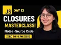 JavaScript Closures Explained SUPER Clearly Long Definitions Line-By-Line Examples JS Day 13