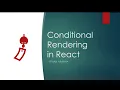 6 React JavaScript Conditional Rendering