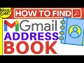 Where is my Gmail address book