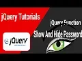 Show And Hide Password Text Field In jQuery In Tamil