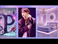 Choose your favourite bts member and yours name's first letter and see your beautiful bedroom 🩵🌺