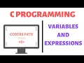 LECTURE 4 - VARIABLES EXPRESSIONS IN C RULES DECLARATION INITIALIZATION OF VARIABLE