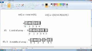 CoreJava - 28 in marathi Array value insertion