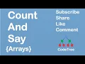 Count And Say LeetCode 38 Arrays Approach and Intuition