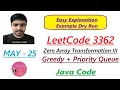 Zero Array Transformation III LeetCode 3362 Greedy Priority Queue Java Code Developer Coder