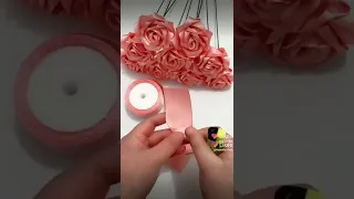صنع ورود من شريط الساتان بطريقة سهلة    دندنها