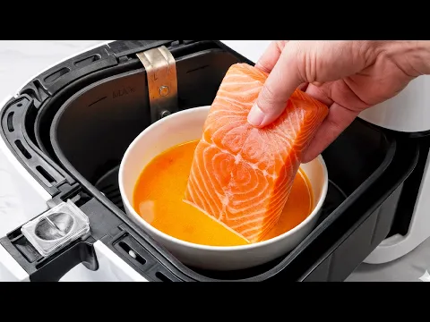 I Put Salmon in the Air Fryer… and Make THIS! I Wasn't Ready for such a Delicious Dinner!