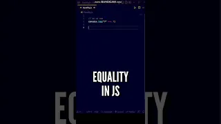Amazing JavaScript Equality Concept You Should Know