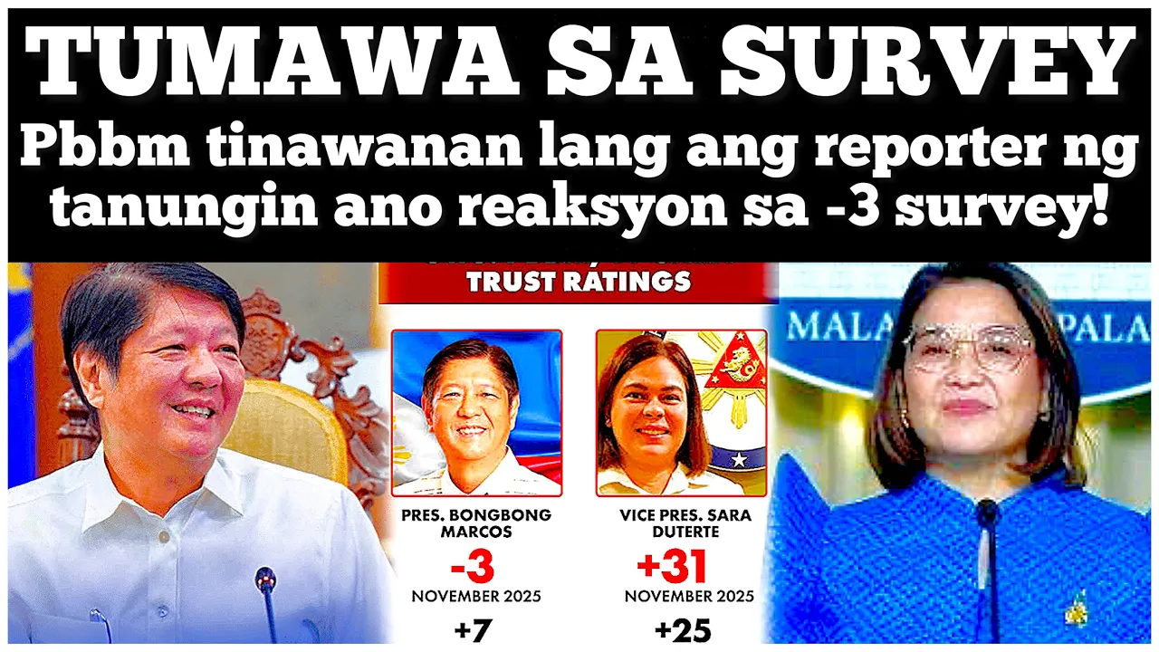 Outline Video Yari! Pbbm tinawanan lang nag pekeng survey ni ni Vp Sara Duterte!