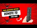 Pair your fan remote