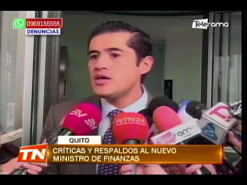 Críticas y respaldos al nuevo ministro de finanzas