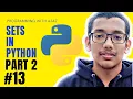 Python Tutorial in Hindi Sets In Python tutorial for begineer in hindi