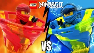 KAI vs JAY LEGO Ninjago Spinjitzu Battle & 2019 Sets Review 70659 70660