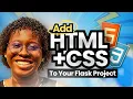 How to Add HTML CSS to Your Flask App Flask Tutorial for Beginners
