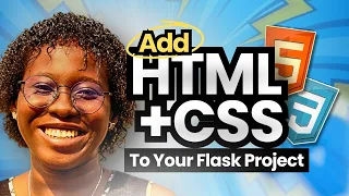 How to Add HTML CSS to Your Flask App Flask Tutorial for Beginners
