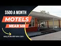 500 A Month Motels Near Me Cheap Monthly Motels