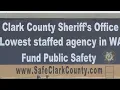 Clark County Sheriff s Office deals with major staffing issues