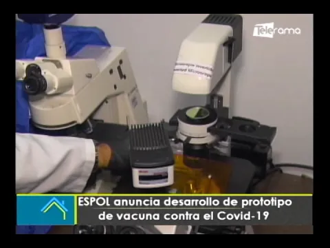 ESPOL anuncia desarrollo de prototipo de vacuna contra el covid-19