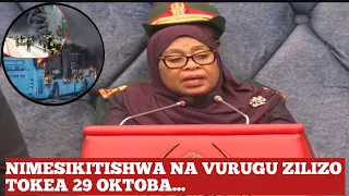 RAIS SAMIA AOMBOLEZA VIFO VILIVYO TOKEA SIKU YA UCHAGUZI MKUU OKTOBA 29 
