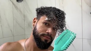 TUTORIAL BÁSICO DE COMO CACHEAR CABELO CRESPO EM CASA | ATÉ MINHA VÓ APRENDEU!!!