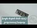 Digital clock using c programming language How to make simple digital clock