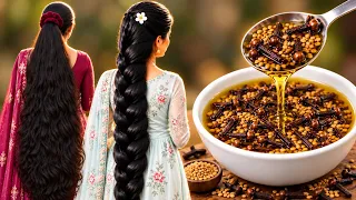 मेथी में बस 1 चीज़ मिलाओ, बाल इतने लंबे और मोटे होंगे कि सब चौंक जाएंगे! 😱🔥 | Hair Growth Oil