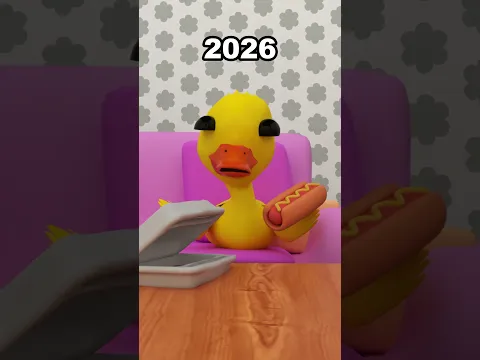 Hotdog 2000 vs 2026 vs 2050 #shorts #animation #meme