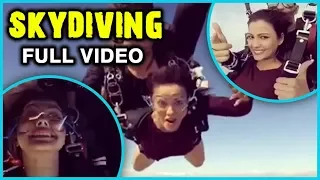 adaa khan enjoys skydiving full video travel diaries tellymasala