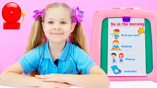 Download Diana helps Roma get ready for school using her to-do list MP3