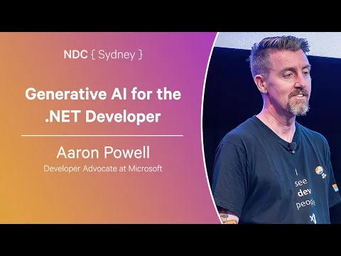 Download MP3 Generative AI for the .NET Developer - Aaron Powell - NDC Sydney 2024