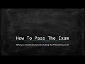 You Want To Pass The Phlebotomy Exam WATCH THIS