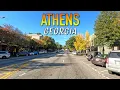Athens Georgia Driving Through
