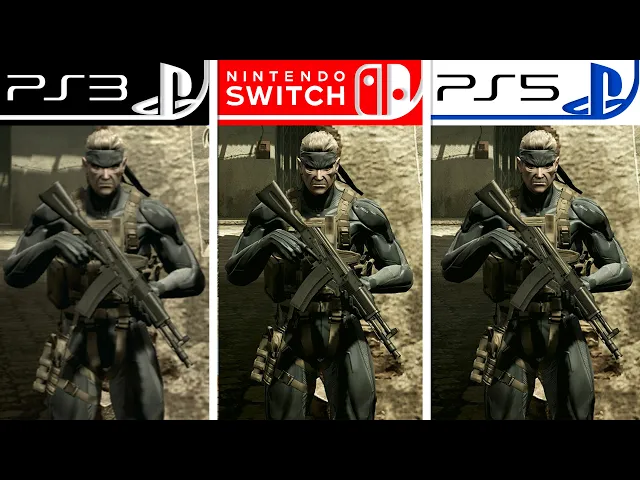 Metal Gear Solid 4 | Switch 2 - PS3 - PS5 | Final Graphics Comparison