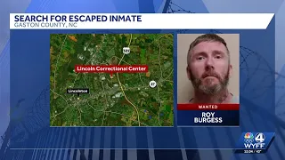 North Carolina Search underway for escaped inmate who may be bleeding s say