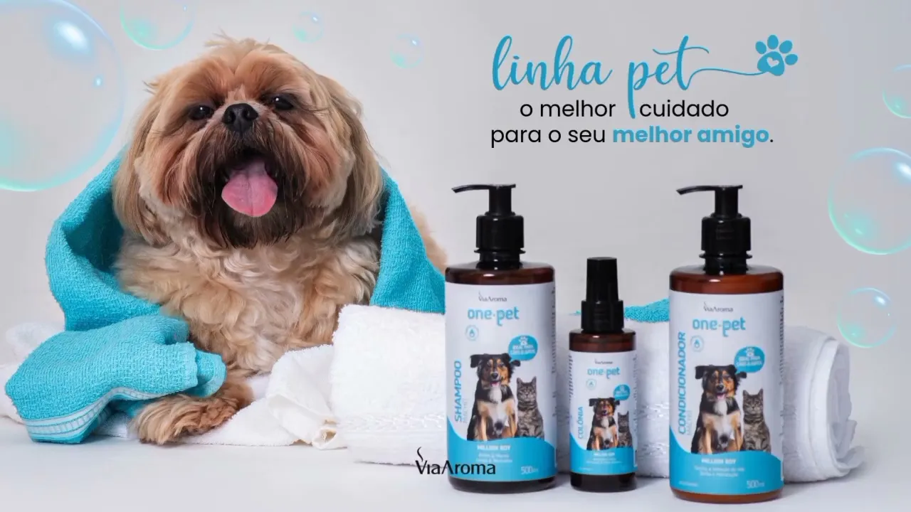 Vídeo do produto Banho a Seco One Pet Via Aroma - 500 ml