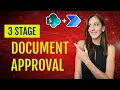 3-Stage SharePoint Document Approval with Power Automate - Step-by-Step
