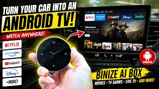 Watch Netflix in Your Car Binize P3 Pro Max CarPlay AI Box