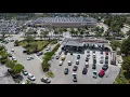 Long lines of cars at a Costco gas station in Florida as gas prices keep soaring